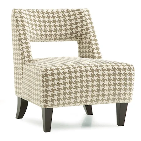 Petite Accent Chair w/ 2 Pillows